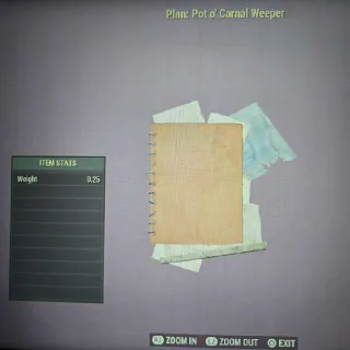 Pot O' Carnal Weeper Plan