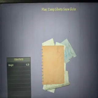Camp Liberty Snow Globe Plan