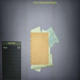 Fishing Rod Display Plan