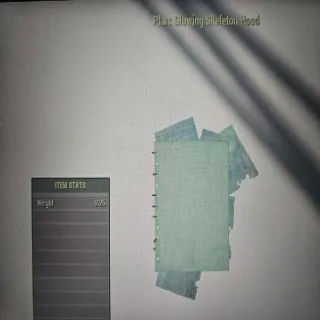Glowing Skeleton Hood Plan