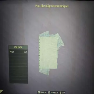 Blue Ridge Caravan Backpack Plan