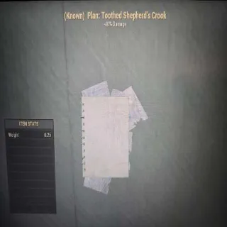 Toothed Shepherd's Crook Plan