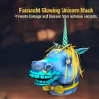 Glowing Unicorn Mask