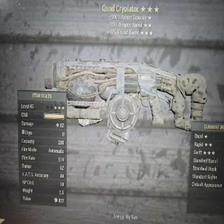 Q2515 Cryolator Weapon