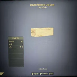 Enclave Plasma Gun Long Scope Mod