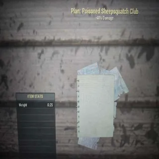Poisoned Sheepsquatch Club Plan