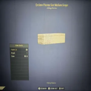Enclave Plasma Gun Medium Scope Mod