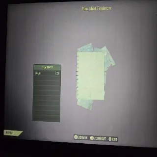 Meat Tenderizer Plan