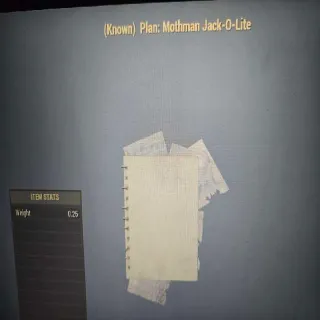 Mothman Jack-O-Lite Plan