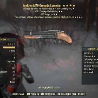 Thrill-Seeker Modded Weapon