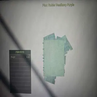 Raider Headlamp Purple Plan