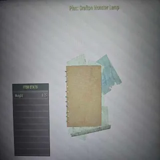 Grafton Monster Lamp Plan