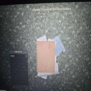 Giant Red Brontosaurus Plan