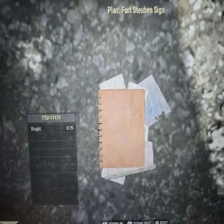 Fort Steuben Sign Plan