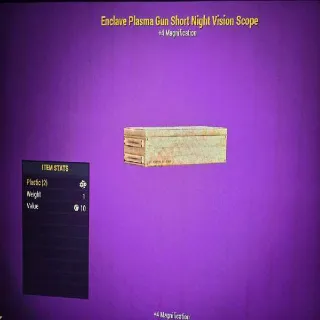 Enclave Plasma Gun Short Night Vision Scope