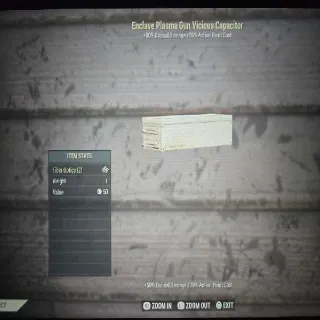 Enclave Plasma Gun Vicious Capacitor Mod