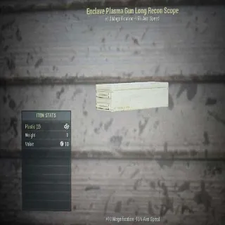 Enclave Plasma Gun Long Recon Scope Mod