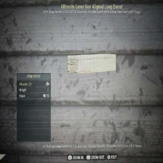 Ultracite Laser Gun Aligned Long Barrel Mode