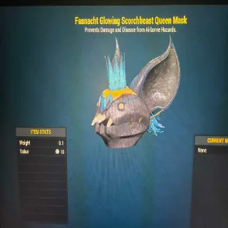 Glowing Scorchbeast Queen Mask