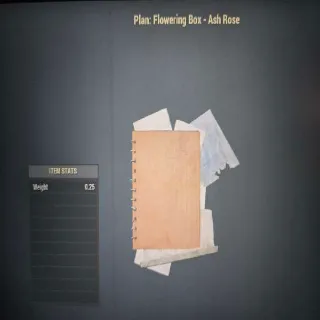 Flowering Box - Ash Rose