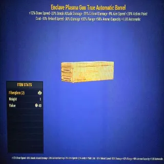 Enclave Plasma Gun True Automatic Barrel