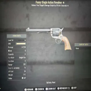 Fancy Single Action Revolver