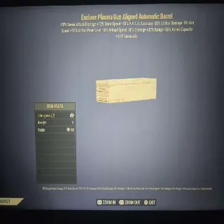 enclave Plasma Gun Aligned Automatic Barrel