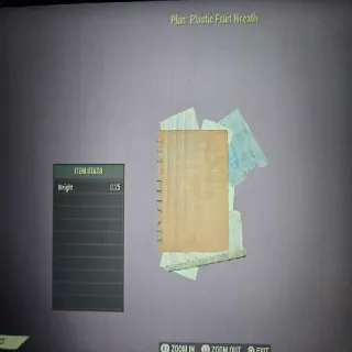 Plastic Fruit Wreath Plan