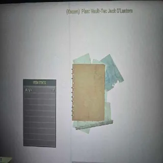 Vault-Tec Jack O'Lantern Plan