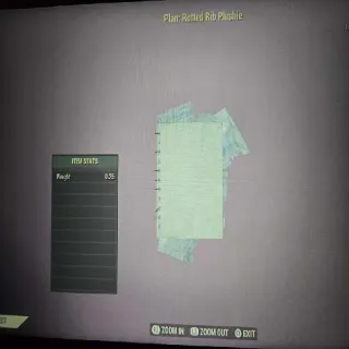 Rotted Rib Plushie Plan