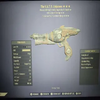 The V.A.T.S Unknown Weapon