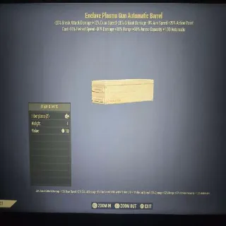 Enclave Plasma Gun Automatic Barrel Mod