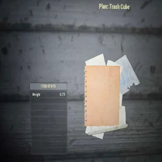 Trash Cube Plan