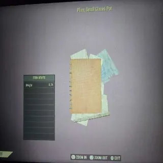 Small Glazed Pot Plan