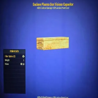 Enclave Plasma Gun Vicious Capacitor