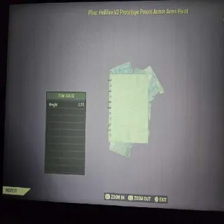 Hellfire V2 Prototype Power Armor Arms Paint Plan