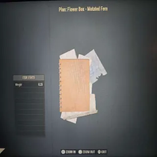 Flower Box - Mutated Fern Plan