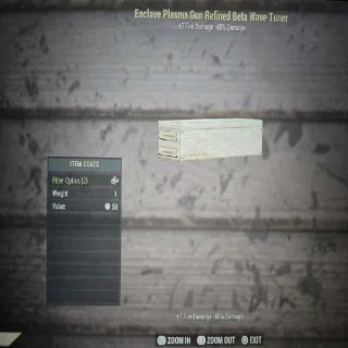 Enclave Plasma Gun Refined Beta Wave Tuner Mod