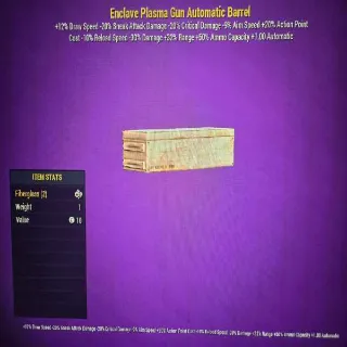 Enclave Plasma Gun Automatic Barrel