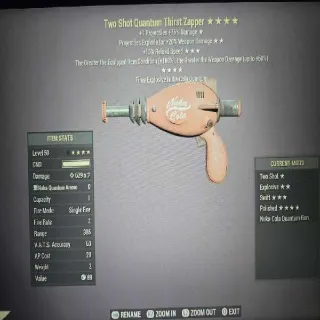 4* Quantum Thrist Zapper