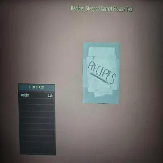 Steeped Carrot Flower Tea Recipe