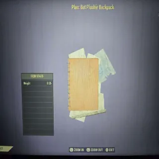 Bat Plushie Backpack Plan