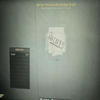 Healing Salve (savage Divide) Recipe