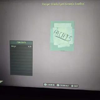 Black Eyed Susan's Soothin Recipe