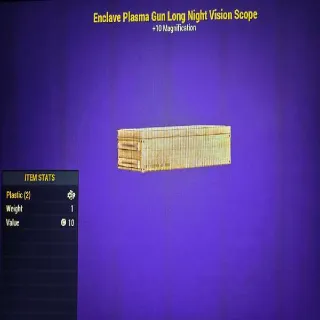 Enclave Plasma Gun Long Night Vision Scope