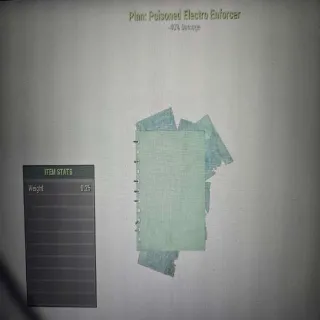 Poisoned Electro Enforcer Plan