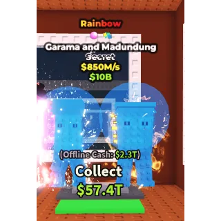 Rainbow Garama and Madungdung 850m/s