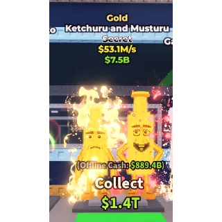 Gold Ketchuru and Musturu 53.1m/s