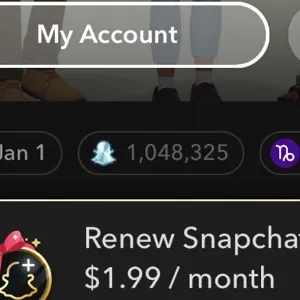 1m+ Snapchat snapscore Account