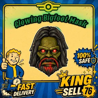 Glowing Bigfoot Mask